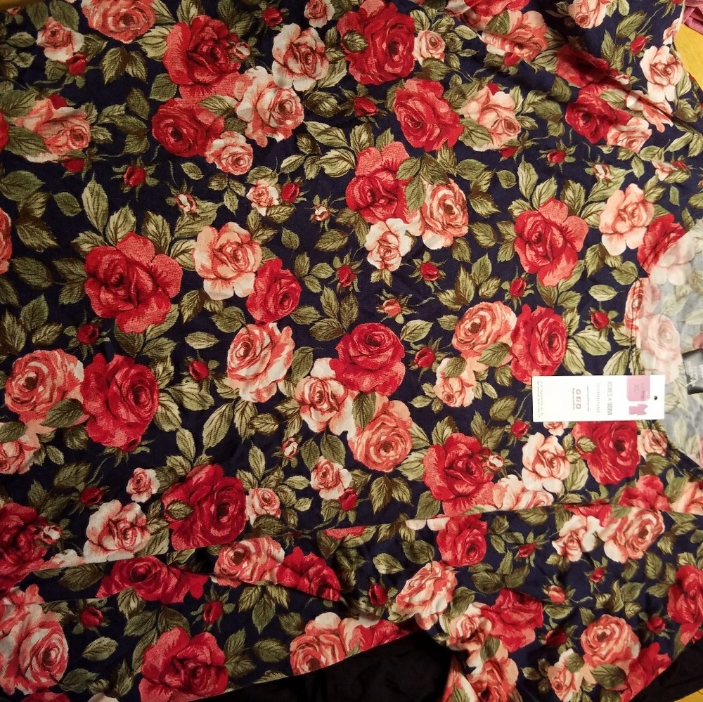 Bnwt agnes dora Xl roses dolman tunic